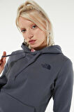 The North Face Women's New Climb Hoodie Vanadis Gray Kadın Kapüşonlu Sweatshirt Gri