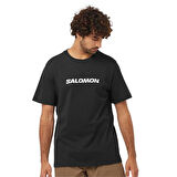 Salomon Sal Logo Perf Ss Tee M Erkek T-Shirt LC2245400 Siyah