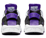 Nike Air Huarache Sneaker Unisex Gerçek Deri Tekstil Günlük Spor Ayakkabı Beyaz Mor
