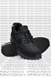 Nike Waffle Debut Leather Black Sneaker Hakiki Deri Siyah Spor Ayakkabı