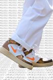 Nike Air Force 1 Mid QS Leather Hakiki Deri Mücevher Ale Brown Kahverengi Sneaker Ayakkabı