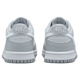 Nike Dunk Low Leather Unisex Sneaker Hakiki Deri Günlük Spor Ayakkabı Gri