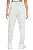 Nike Sportswear Jersey Mid Rise Loose Fit Women's Cloud Dye Kadın Bol Kesim Eşofman Altı Beyaz Mavi