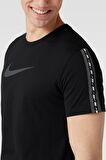Nike Sportswear Repeat Erkek Tişört Siyah