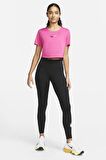 Nike One Performance Dance Leggings Dri-Fit Toparlayıcı İç Cepli Siyah Tayt
