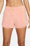 Nike Eclipse Flex 2 in 1 Running Shorts Taytlı Koşu Antrenman Şortu Pembe