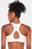 Nike Dri Fit Alpha High Support Padded Zip Front Sports Bra Kadın Fermuarlı Spor Bra Pembe
