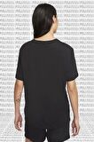 Nike Air Graphic Oversized Reflector S. S. Tee Unisex Reflektörlü Siyah Tişört
