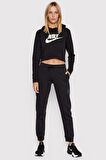 Nike Sportswear Essential Hoodie Kapüşonlu Sweatshirt Siyah DR