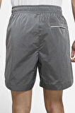Nike Sportswear Mens Shorts Slip Astarlı Dokuma Gri Deniz Havuz ve Günlük Erkek Şort