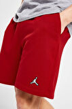 Nike Jordan Brooklyn Fleece Unisex Shorts Şardonlu Kalın Şort Kırmızı