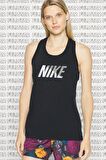 Nike Tee Dri Fit Tank Top Cotton Pamuklu Askılı Siyah Kadın Atlet