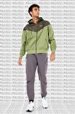 Nike Sportswear Windrunner Jacket Blue Green Kapüşonlu Erkek Ceketi Yeşil Haki