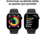 APPLE Watch Series 10 GPS 42mm Jet Black Aluminium Case with Black Sport Band - S/M