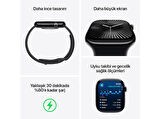 APPLE Watch Series 10 GPS + Cellular 46mm Jet Black Aluminium Case with Ink Sport Loop