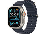 APPLE Watch Ultra 2 GPS + Cellular 2024 49mm Natural Titanium Case with Navy Ocean Band