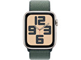 APPLE Watch SE GPS 2024 40mm Starlight Aluminium Case with Lake Green Sport Loop