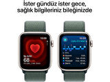 APPLE Watch SE GPS 2024 40mm Starlight Aluminium Case with Lake Green Sport Loop