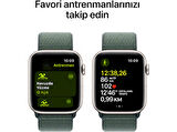 APPLE Watch SE GPS 2024 40mm Starlight Aluminium Case with Lake Green Sport Loop