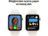APPLE Watch SE GPS 2024 44mm Starlight Aluminium Case with Starlight Sport Band - M/L