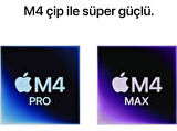 APPLE MX2H3TU/A/MacBook Pro/Apple M4 Pro İşlemci/12 Çekirdek CPU- 16 Çekirdek GPU/24GB RAM/512GB SSD/14.2"/Uzay Siyahı