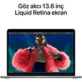 APPLE MC8K4TU/A/MacBook Air Apple M3 İşlemci (8 Çekirdek CPU-8 Çekirdek GPU)/16GB RAM/256GB SSD/13,6"/Midnight
