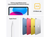 APPLE MCMH4TU/A iPad 10.Nesil 10.9 inç 256 GB Wifi Tablet Pembe