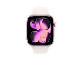 APPLE Watch Series 11 GPS 46mm Rose Gold Aluminium Case with Light Blush Sport Band - M/L   MEV74TU/A