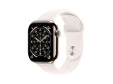 APPLE MF8X4TU/A  Watch Series 11 GPS + Cellular 42mm Gold Titanium Case with Light Blush Sport Band - M/L