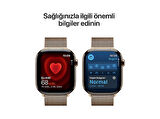 APPLE MF8Y4TU/A  Watch Series 11 GPS + Cellular 42mm Gold Titanium Case with Gold Milanese Loop