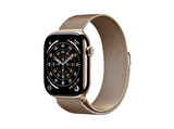 APPLE MFD84TU/A  Watch Series 11 GPS + Cellular 46mm Gold Titanium Case with Gold Milanese Loop - M/L