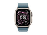 APPLE Watch Ultra 3 GPS + Cellular 49mm Natural Titanium Case with Light Blue Alpine Loop - Large MEWP4TU/A