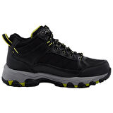 Skechers Selmen Mens Memory Foam Waterproof Leather Outdoor Boot Black Hafızalı Taban Su Geçirmez Hakiki Deri Erkek Bot Siyah 