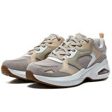 Skechers M-Uno Memory Foam Leather Womens Sneaker Hakikİ Deri Hafızalı Taban Kadın Günlük Spor Ayakkabı Bej