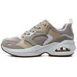 Skechers M-Uno Memory Foam Leather Womens Sneaker Hakikİ Deri Hafızalı Taban Kadın Günlük Spor Ayakkabı Bej
