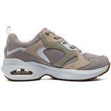 Skechers M-Uno Memory Foam Leather Womens Sneaker Hakikİ Deri Hafızalı Taban Kadın Günlük Spor Ayakkabı Bej