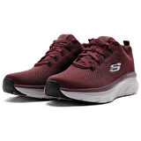 Skechers D'lux Walker-Meerno Memory Foam Hafızalı Taban Erkek Bordo Günlük Spor Ayakkabı