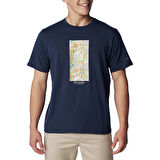 Sun Trek Erkek Mavi Outdoor T-Shirt AO0806-472