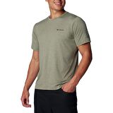 Tech Trail Crew Neck II Erkek Yeşil Outdoor T-Shirt AO5545-397