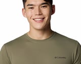 Columbia Tech Trail Utility Ss Crew Erkek Günlük Tişört 2118571039 Yeşil