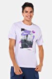 Nike Air Sportswear Rhythm Photo Tee Baskılı Erkek Tişört Mor
