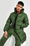 Nike Storm Fit Primaloft Filled Full Zip Khaki Parka Erkek Uzun Mont Parka Haki Yeşil