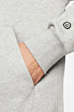 Nike Sportswear Men's Grey Hoodie Erkek Kapüşonlu Sweatshirt Gri