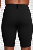Nike Yoga Dri Fit Soft Tight Shorts Esnek Yumuşak Yapılı Cepli Siyah Tayt Şort