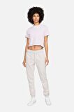 Nike Loose Fit Trousers Bol ve Uzun Kesim Kırık Beyaz Eşofman Altı DV