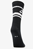 Nike Unisex Sportswear Everyday Essential Crew Stripe Çorap 3'lü Paket Unisex Siyah