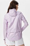 Nike Essential Running Full Zip Jacket Kapüşonlu Bol Cepli Kadın Koşu Ceketi Mor