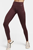 Nike Go Firm Support High Rise Full Length Kadın 6 Cepli Antreman Taytı Koyu Bordo