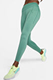 Nike Trainng Go Dri Fit İnfinaLock Full Length 6 Cepli Toparlayıcı Reflektörlü Antrenman Taytı Yeşil