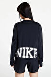 Nike Dri Fit Swoosh Run Pacer Midlayer Kadın Sweatshirt Siyah